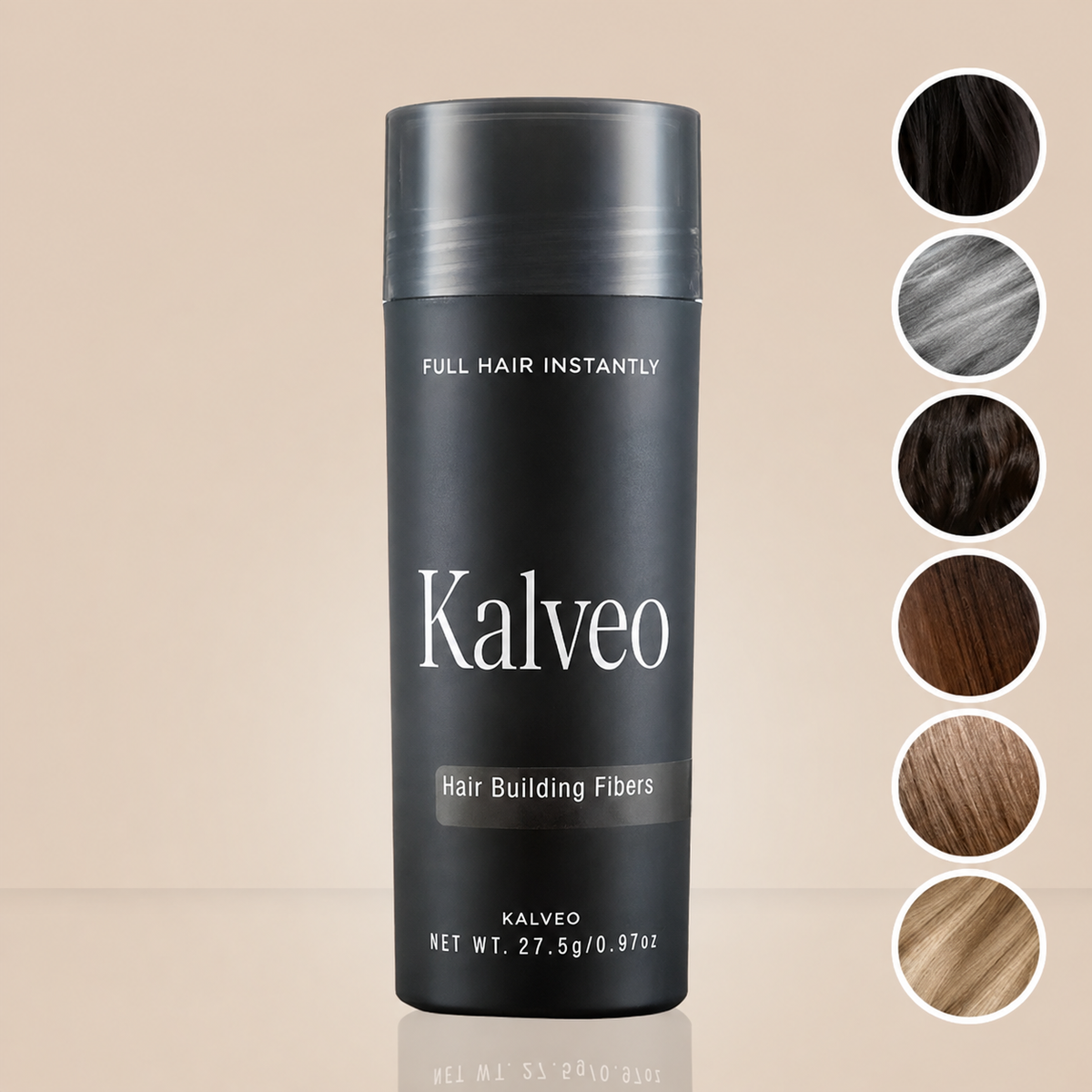 Kallveo Hair: Haarfasern für sofortige Abdeckung – 1 kaufen, 2 erhalten