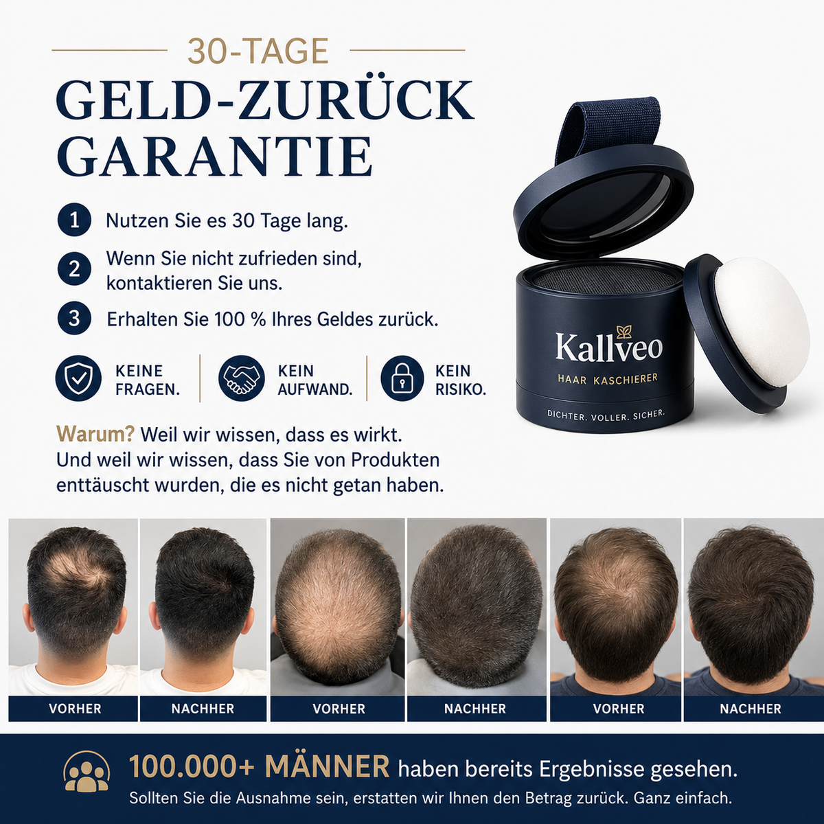 Kallveo HairCover™ Haar-Kaschierpuder – 1 KAUFEN, 2 ERHALTEN