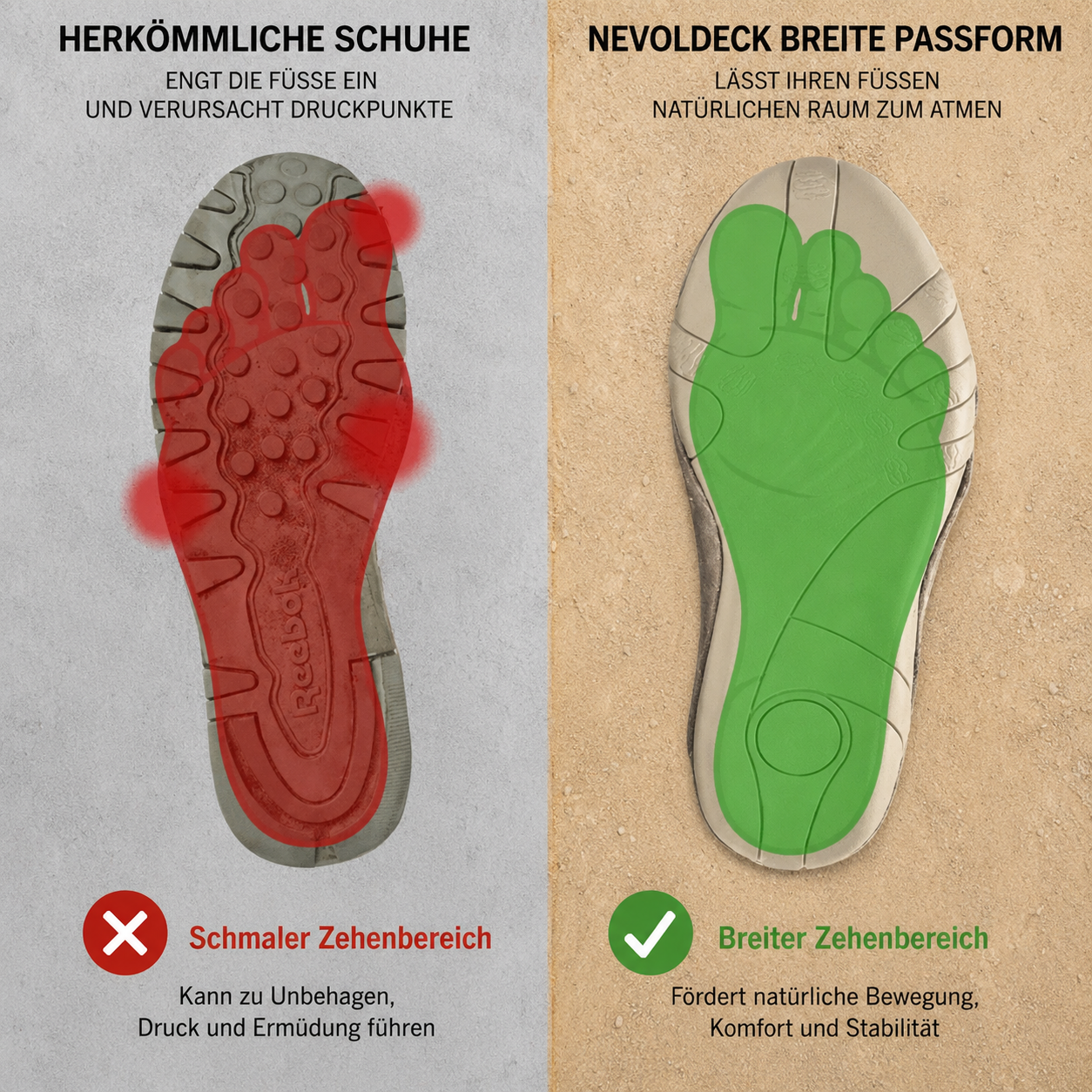 Senvor LDECK Flex – Breite Passform | 1 kaufen, 2 erhalten